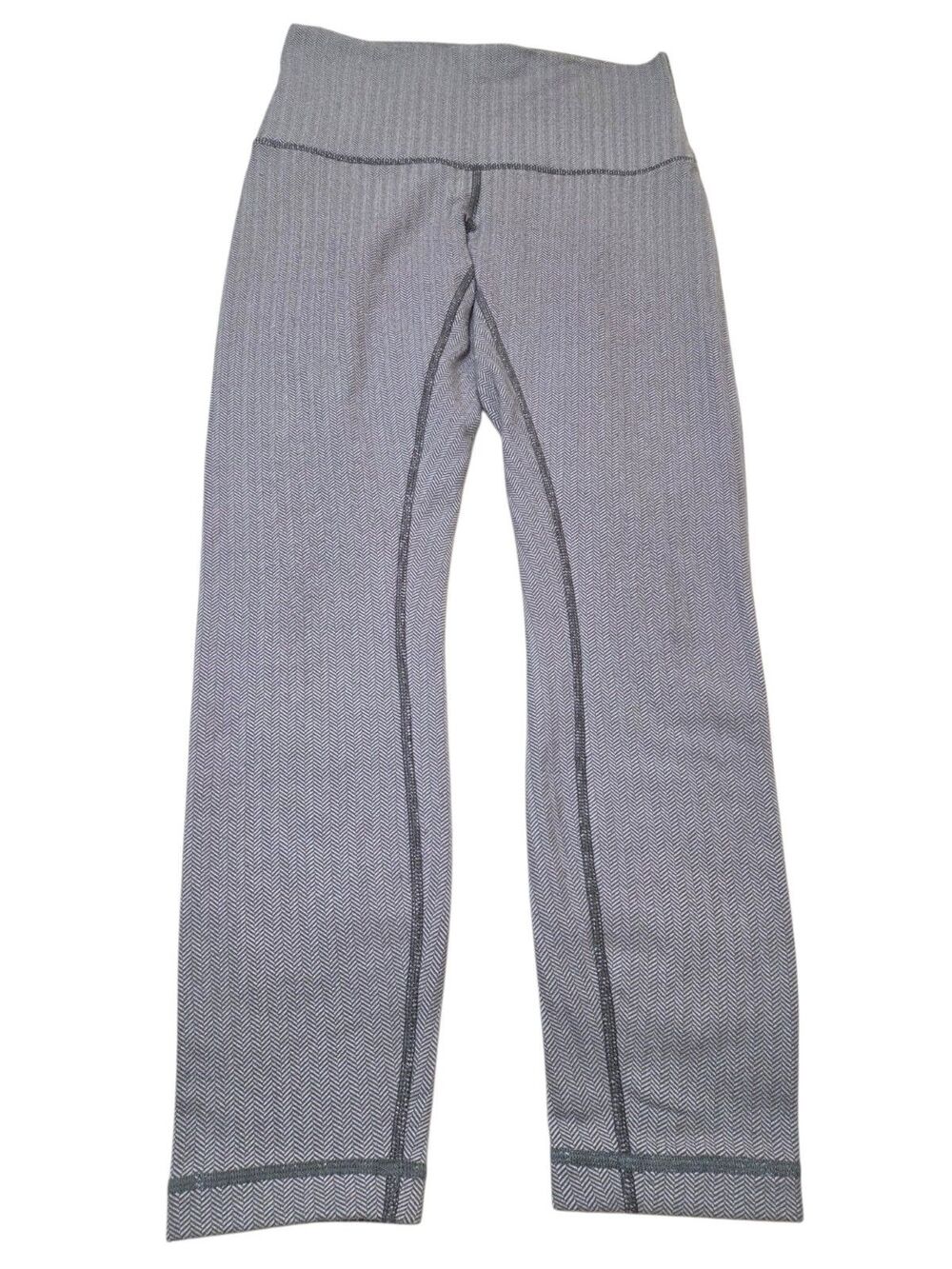 Lululemon Wunder Under High Rise Leggings Women’s 6 Heathered Herringbone C10.1
